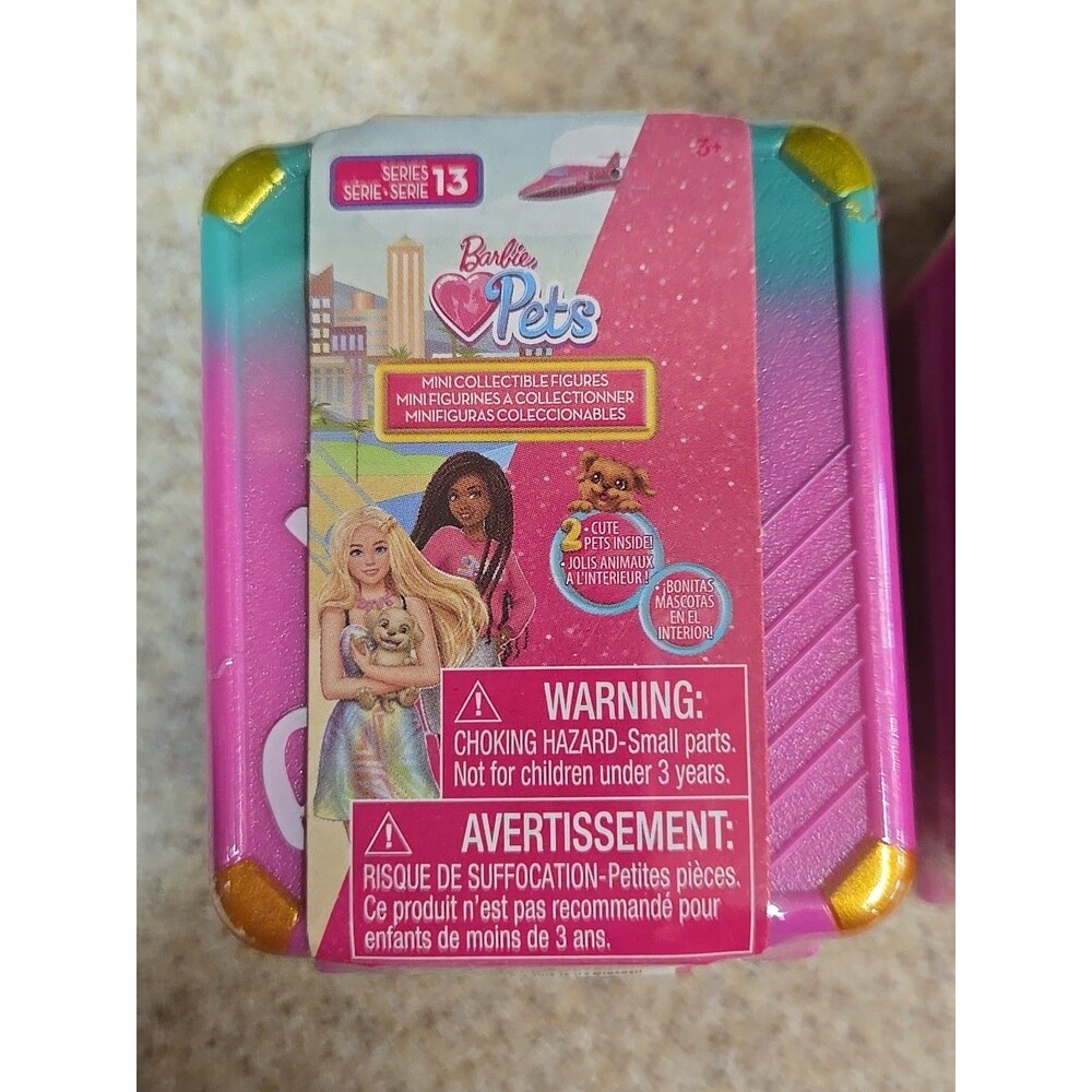 Barbie Pets Series 13 Mini Collectible Figures Pack Sealed Lot of 2